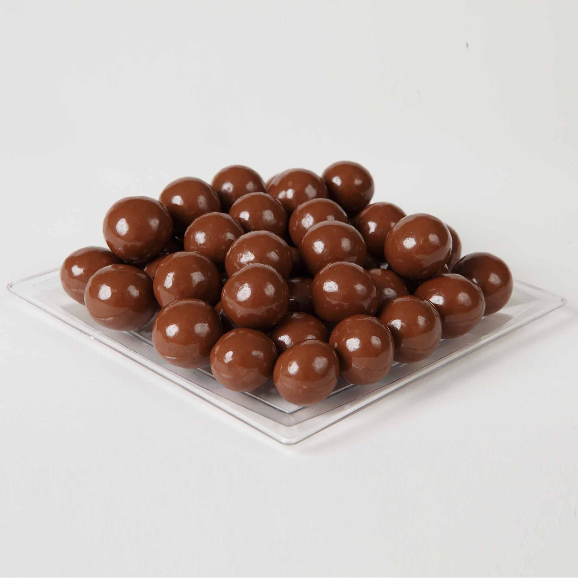 Malted Milk Balls NSA No Sugar Added Glass Tray