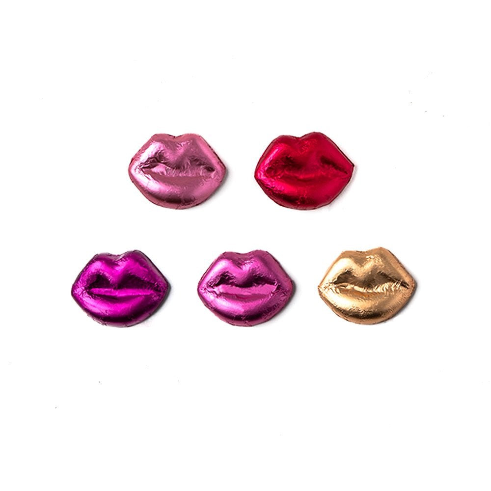 Foil Wrapped Milk Chocolate Lips