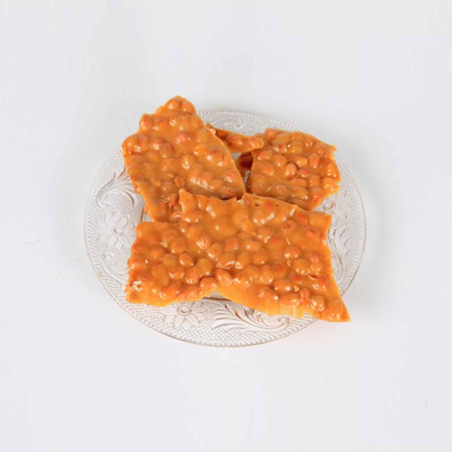 Peanut Brittle Glass Tray