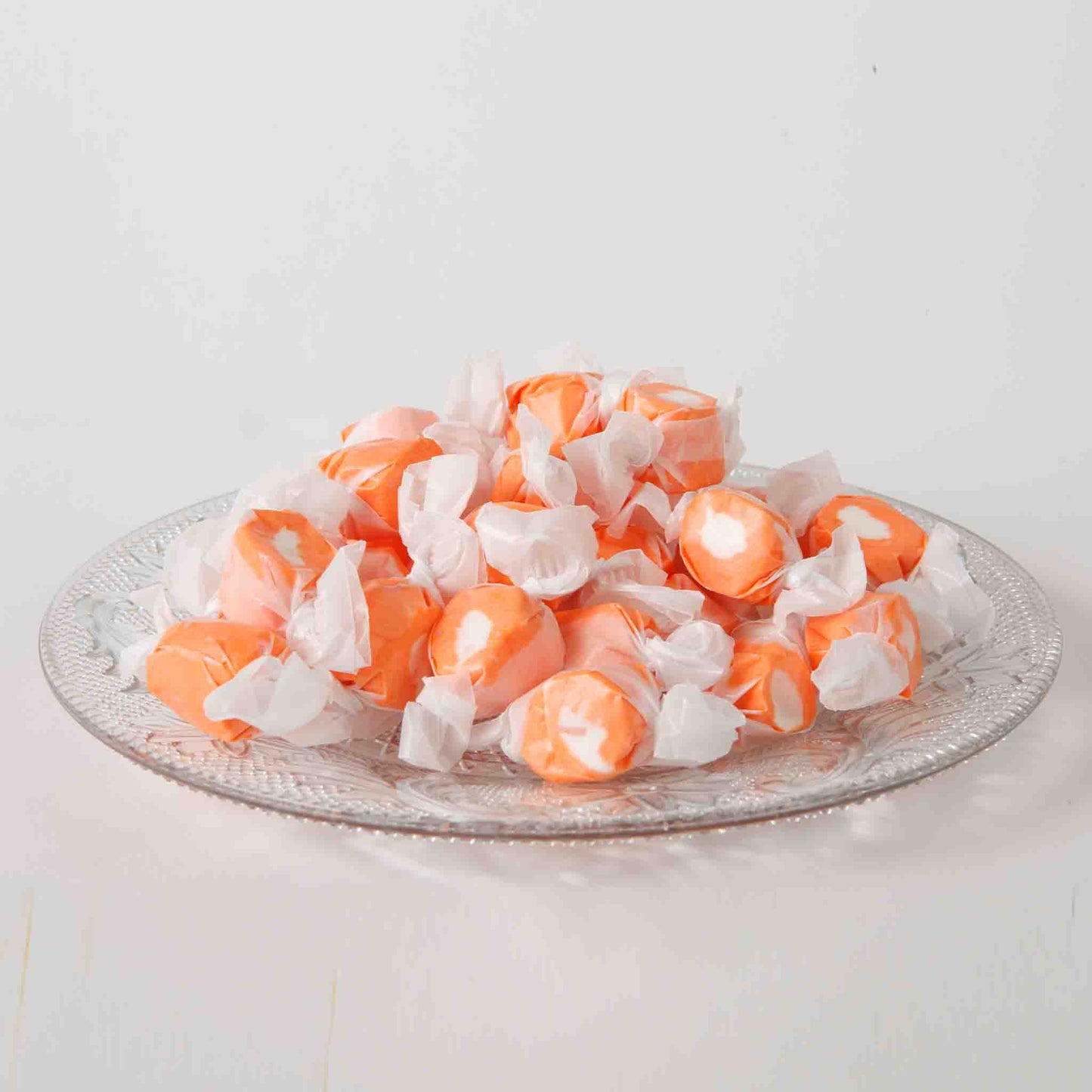 Salt Water Taffy Orange Vanilla Glass Tray