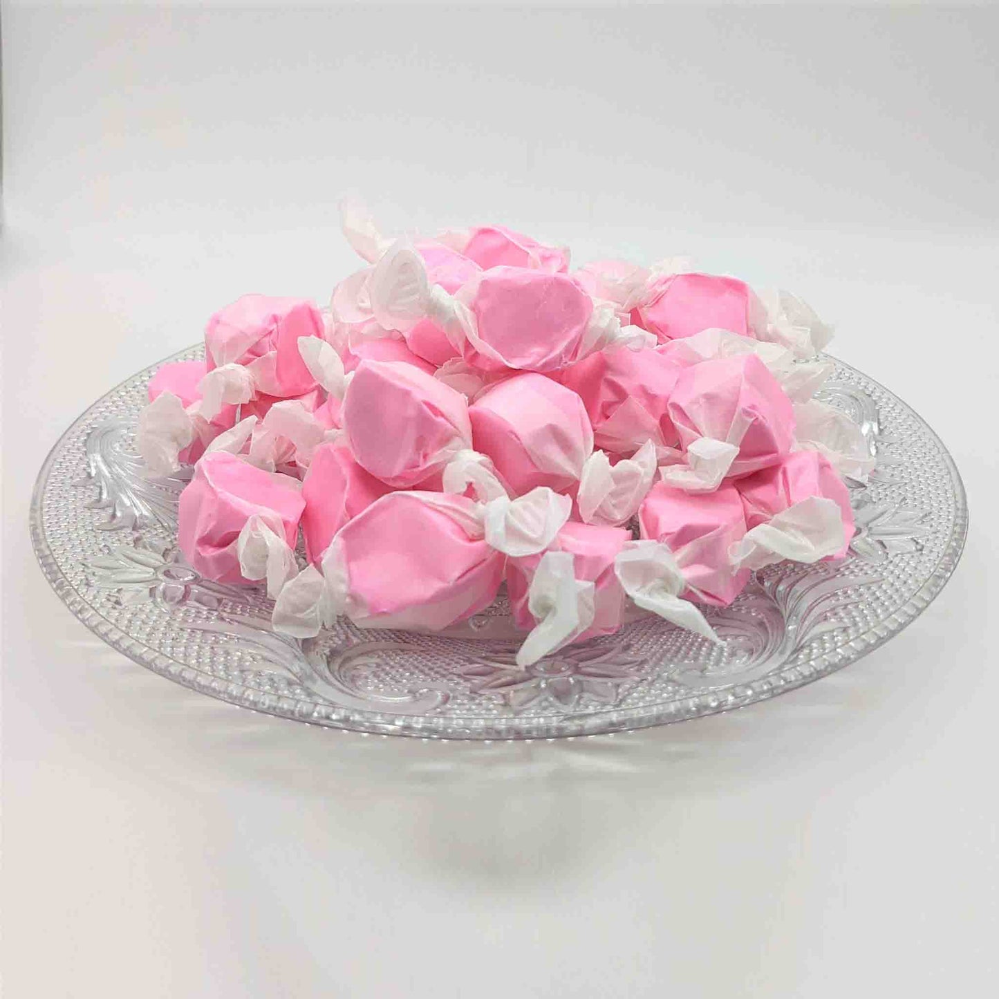 Salt Water Taffy Strawberry Glass Tray