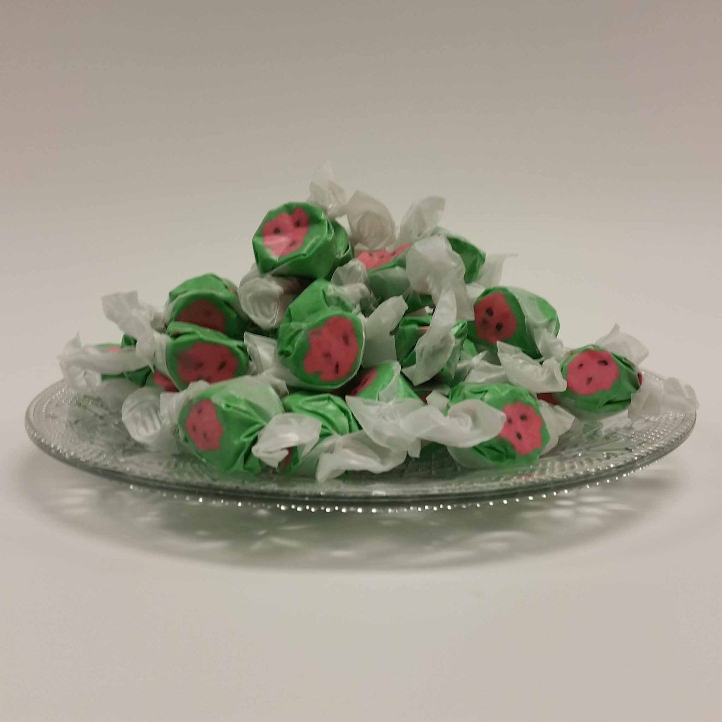 Salt Water Taffy Watermelon Glass Tray