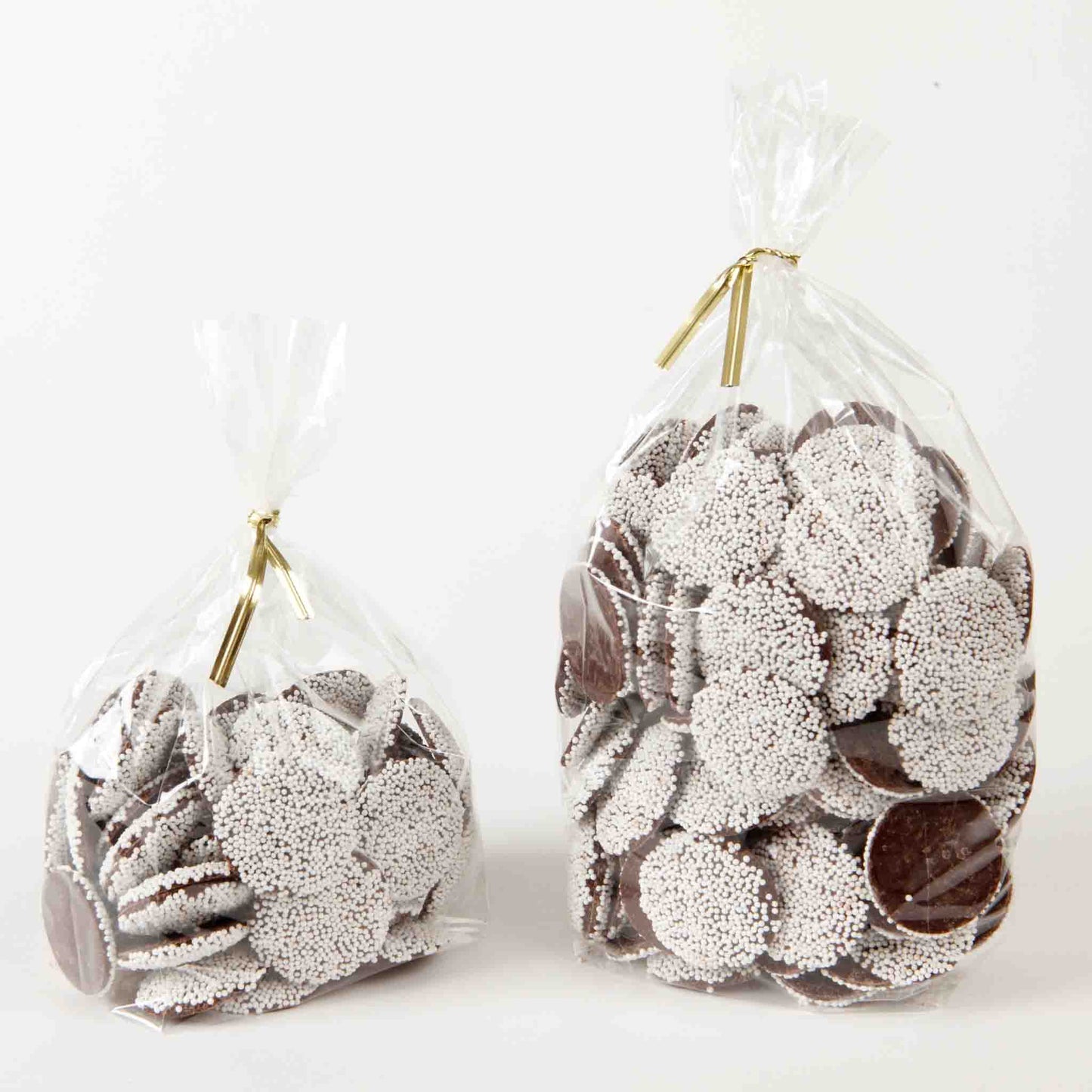 Semisweet Nonpareils White Bags