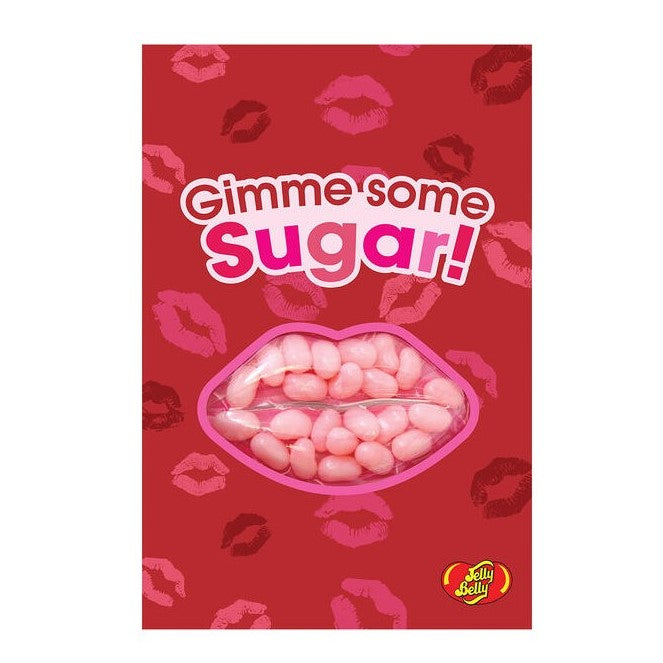 Gimme Some Sugar Valentine's Card with Bubble Gum Jelly Beans