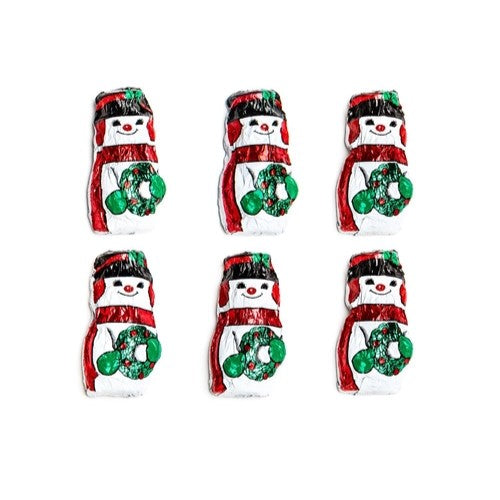 Foil Wrapped Milk Chocolate Snowmen – Muth's Candies