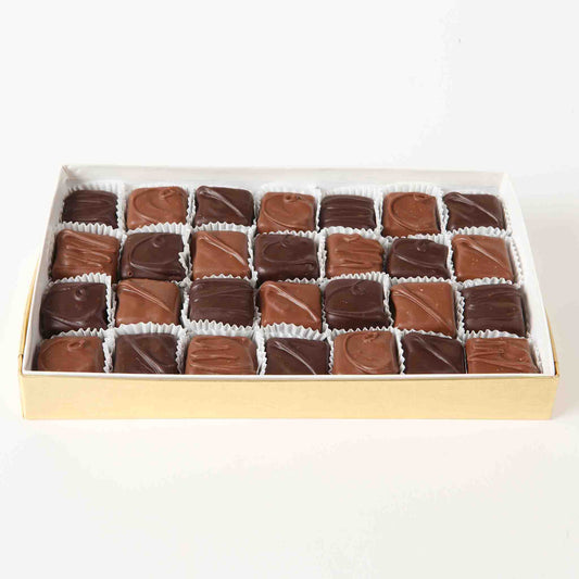 Chocolate Covered Caramels 1lb Box