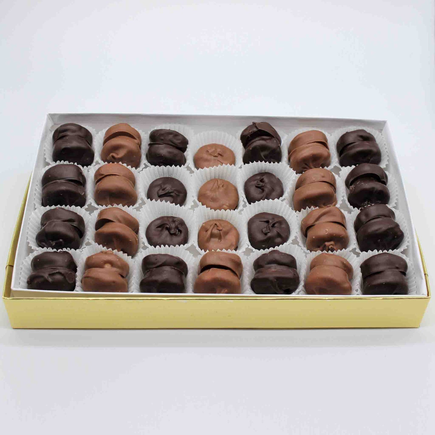 Chocolate Covered Cream Mint Patties 1lb Box