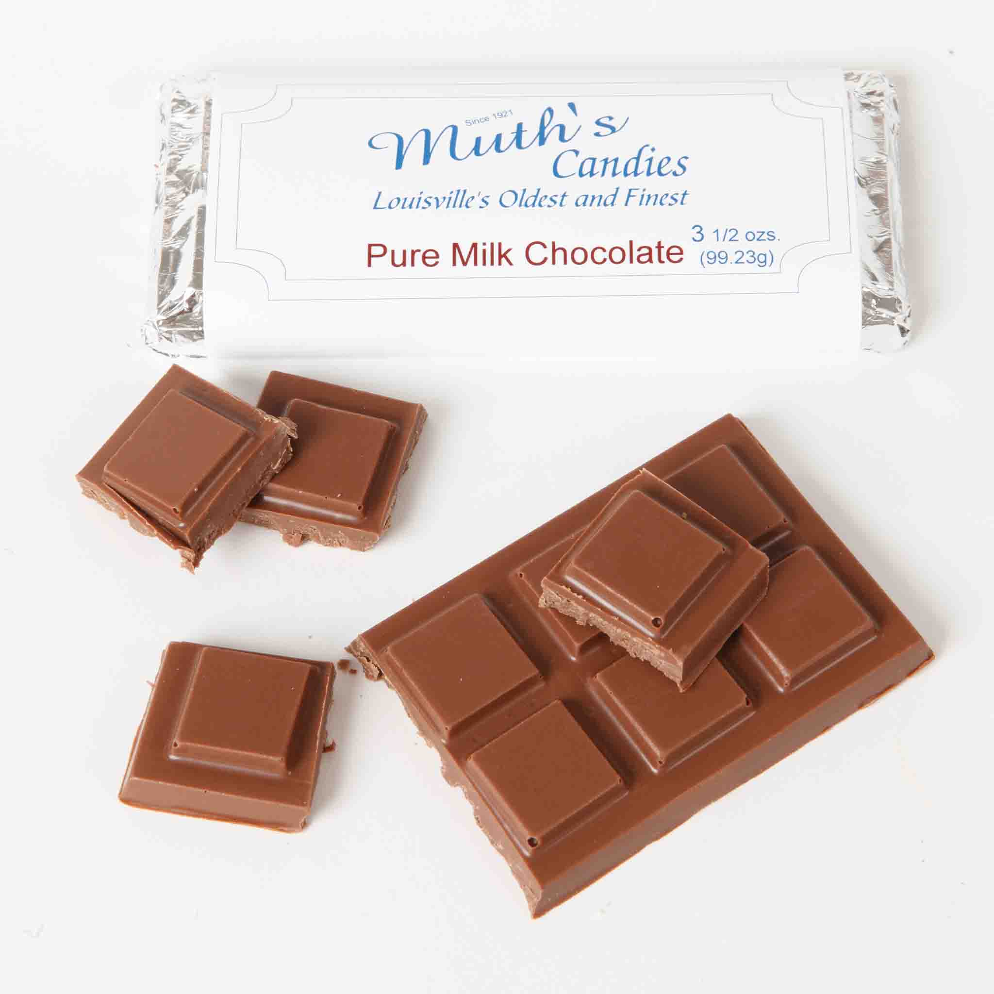 Solid Candy Solid Chocolate Candy Bar – Muth's Candies