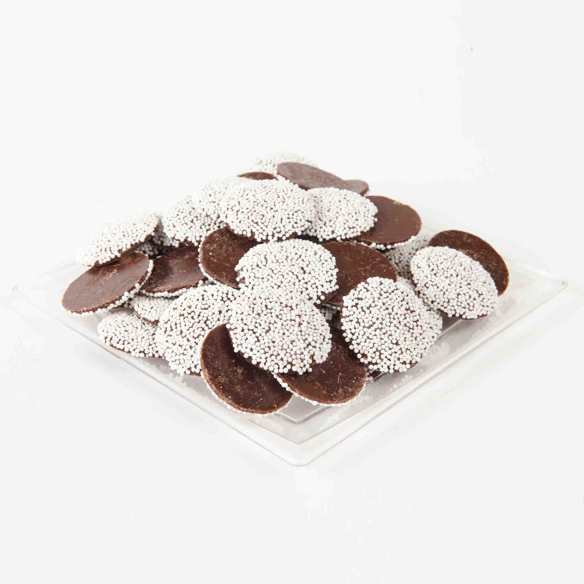 Semisweet Nonpareils Glass Tray