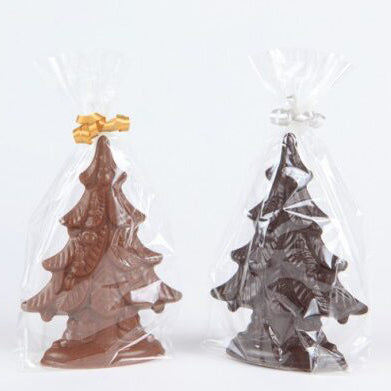 Solid Chocolate 3D Christmas Tree