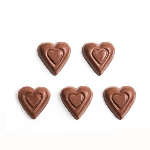 Milk Chocolate Foil Wrapped Hearts 4oz